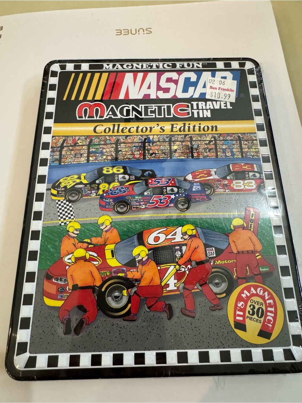 NASCAR Magnetic Tin New